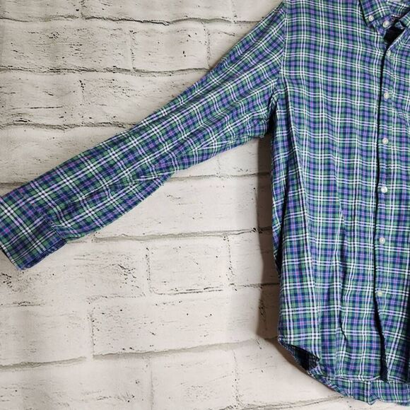 Vineyard Vines Slim Fit Whale Shirt Mens Large Long Sleeve Button Up Cotton - Picture 7 of 14